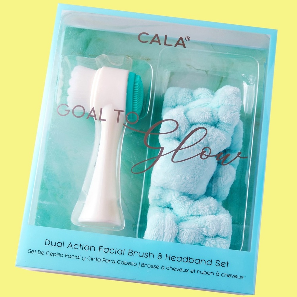 New CALA Dual Action Facial Brush & Headband Set